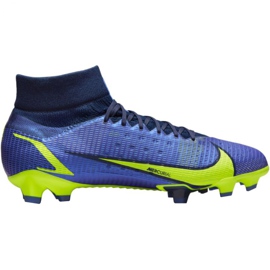 Nike Mercurial Superfly 8 Pro Fg M CV0961 574 Fußballschuhe blau blau