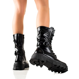 TRENDI Rock schwarze Stiefel