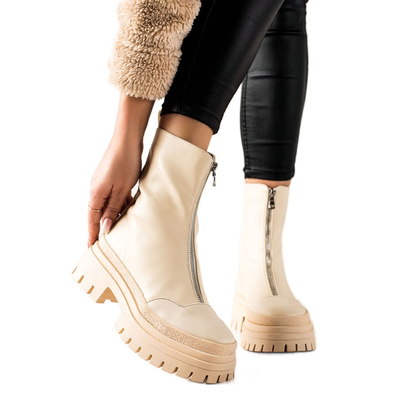 Seastar Klassische Arbeiter mit Reißverschluss beige