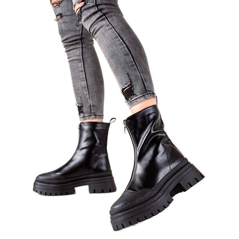 Seastar Klassische Arbeiter mit Reißverschluss schwarz