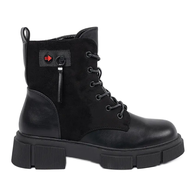 Warme Stiefel Arbeiter schwarz
