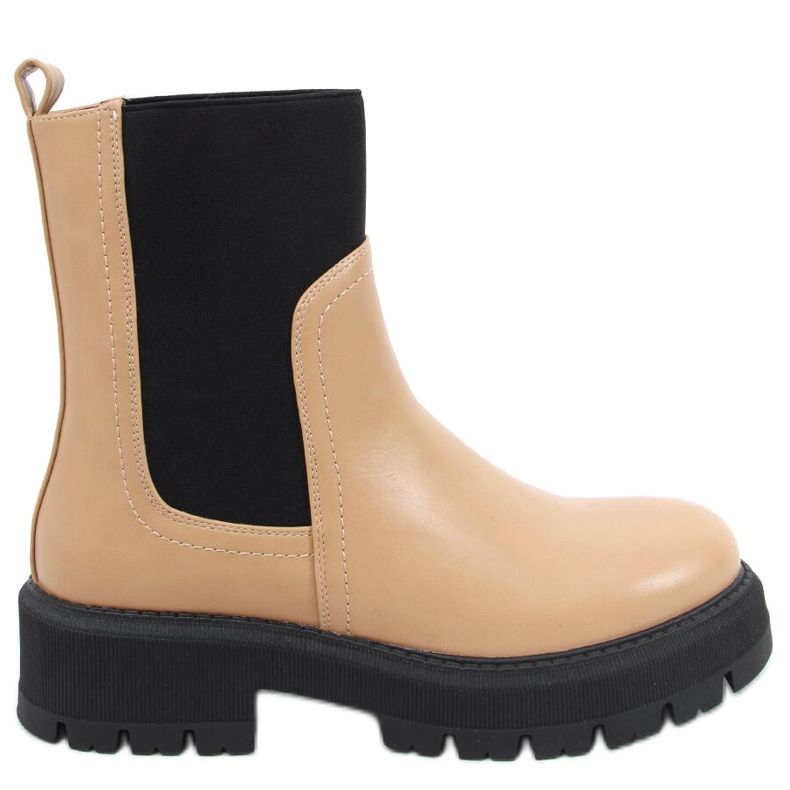 Chelsea-Boots mit hohem Schaft Cillo Camel braun schwarz