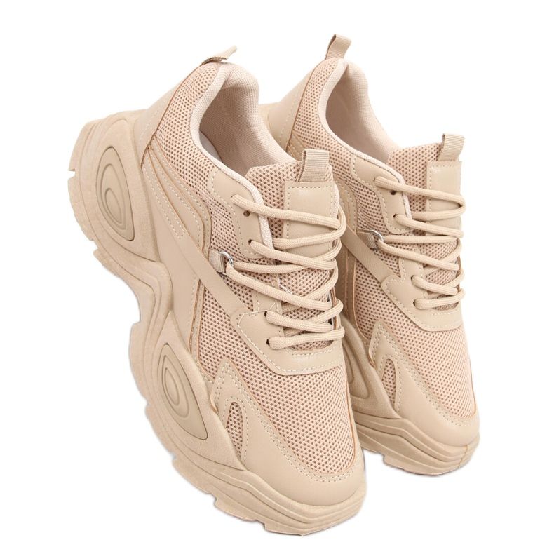 Wally Khaki-Turnschuhe beige