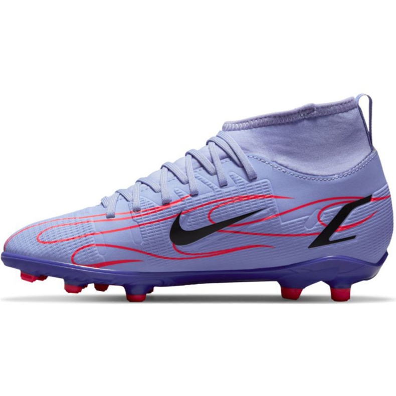 Nike Mercurial Superfly 8 Club Km Mg Jr DB0925 506 Fußballschuhe pink lila violett