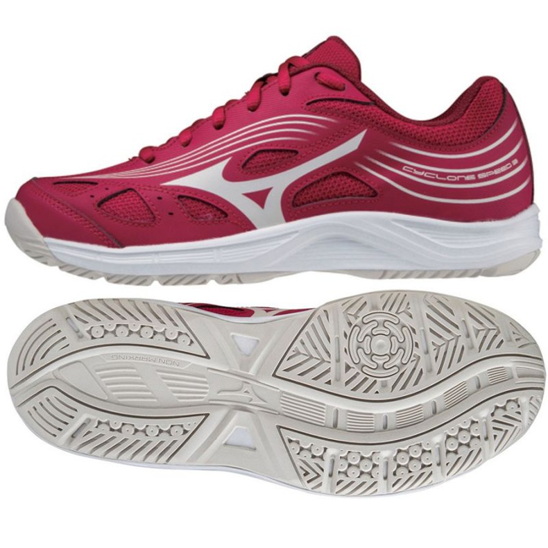 Mizuno Cyclone Speed ​​​​3 V1GC218064 Volleyballschuhe rot rotwein