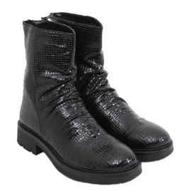 Gunn Schwarze Damenstiefel