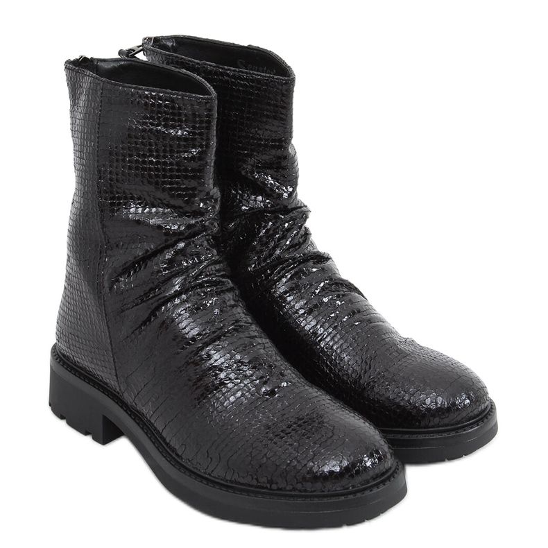 Gunn Schwarze Damenstiefel