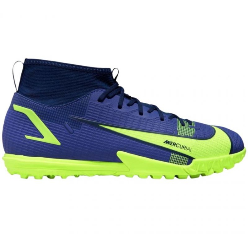 Nike Mercurial Superfly 8 Academy Tf Jr CV0789 474 Fußballschuhe mehrfarbig blau
