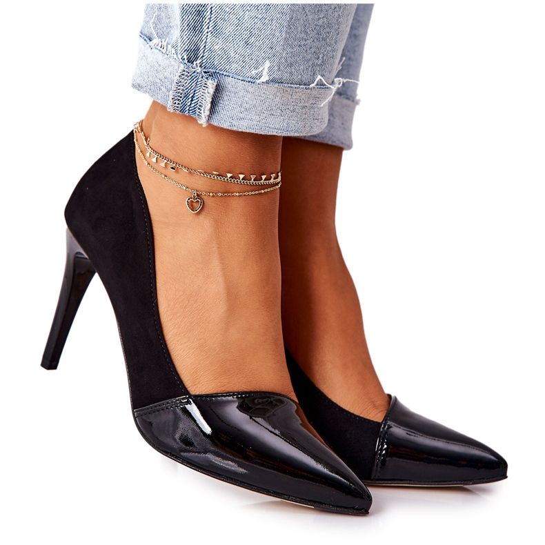 Leder Monnari 0170-020 Heels Schwarz