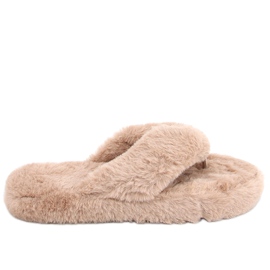 Hase Kamelfell Hausschuhe beige