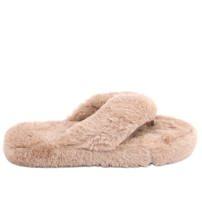 Hase Kamelfell Hausschuhe beige