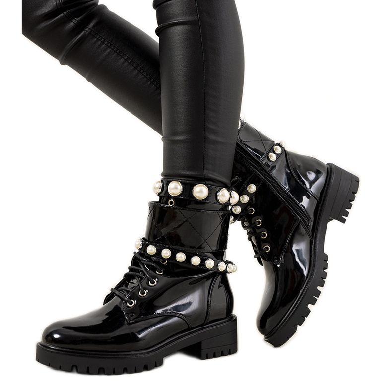 Corso Damenschuhe schwarz lackiert