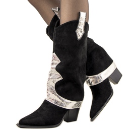 Schwarze Cowboystiefel von Luciana