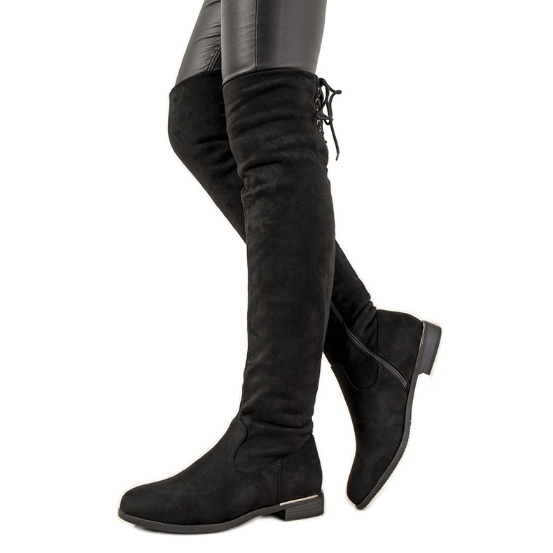 Schwarze isolierte Damenstiefel Marcio