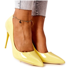 PG2 Elegante, gelb lackierte Adrinnah High Heels