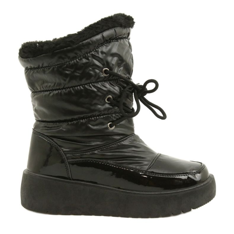 Schwarz gebundene Schneestiefel Filippo DBT3403
