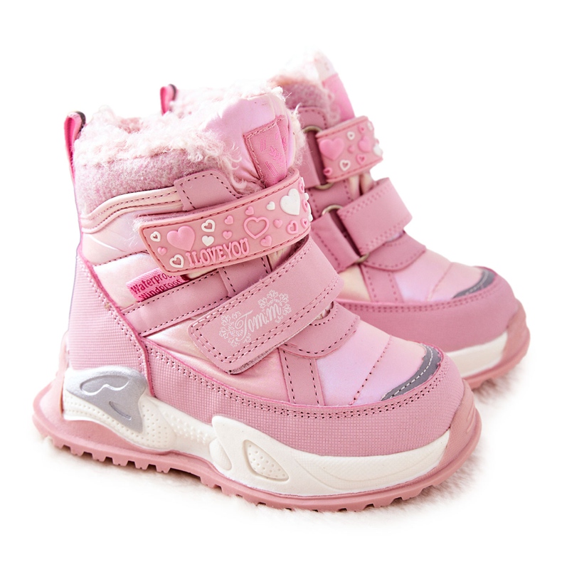 PJ2 Kinder Schneestiefel Chilly Warm Pink rosa