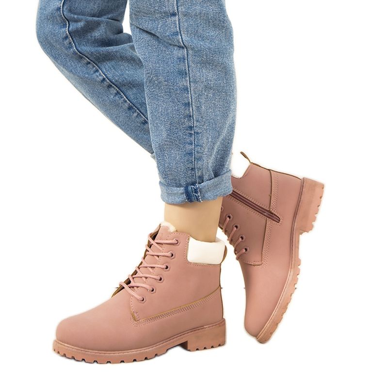 Rosa Gigliola isolierte Damen-Wanderschuhe