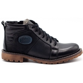 Mario Pala 865MP schwarze Herren Winterstiefel