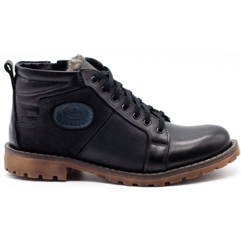 Mario Pala 865MP schwarze Herren Winterstiefel