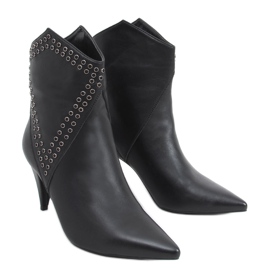 Girme Schwarze Stiefel mit hohen Absätzen