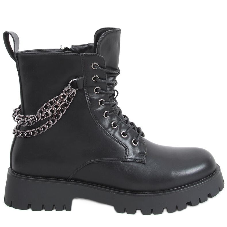 Stiefel Stiefel mit Ketten Tokio Black schwarz