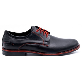 Olivier Elegante schwarze Schuhe für Herren 296LU