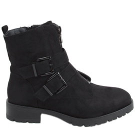 Military Vera Schwarze Stiefel