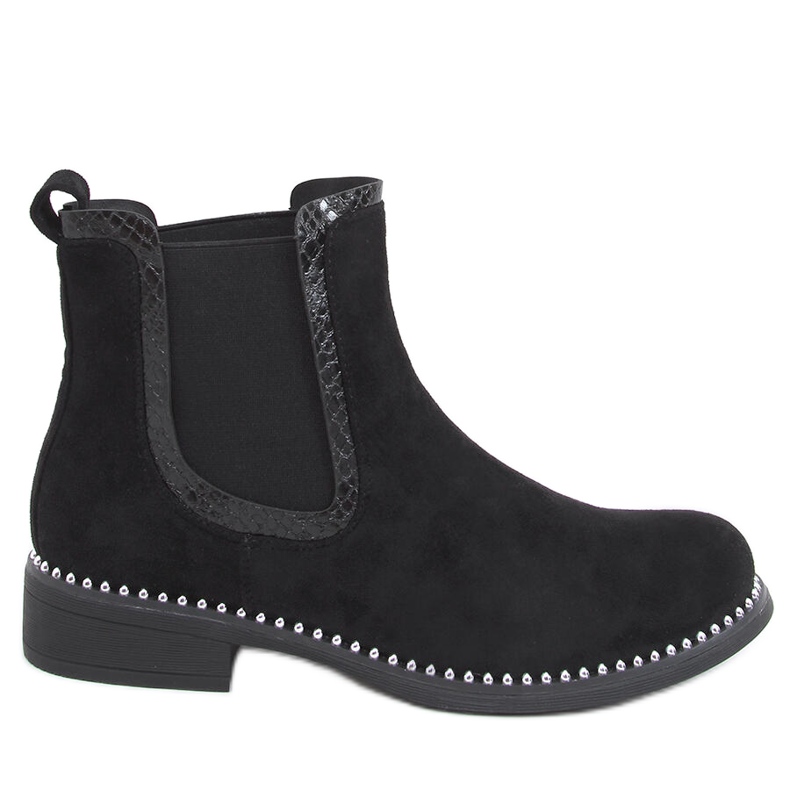 Ines Schwarze Chelsea-Boots für Damen