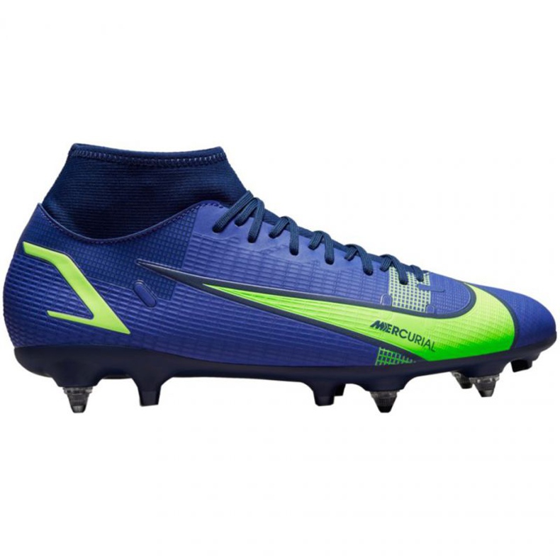 Nike Mercurial Superfly 8 Academy SG-PRO Ac M CW7432 474 Fußballschuhe blau blau