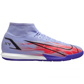 Nike Mercurial Superfly 8 Academy Km Ic M DB2862 506 Fußballschuhe mehrfarbig, lila rosen und purpur