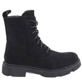 Zoe Black Schnür-Arbeiter schwarz