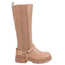 Yuna Camel Reitstiefel für Damen braun