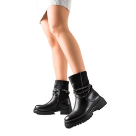 Sixth Sense Modische Taschen mit einer Kette schwarz