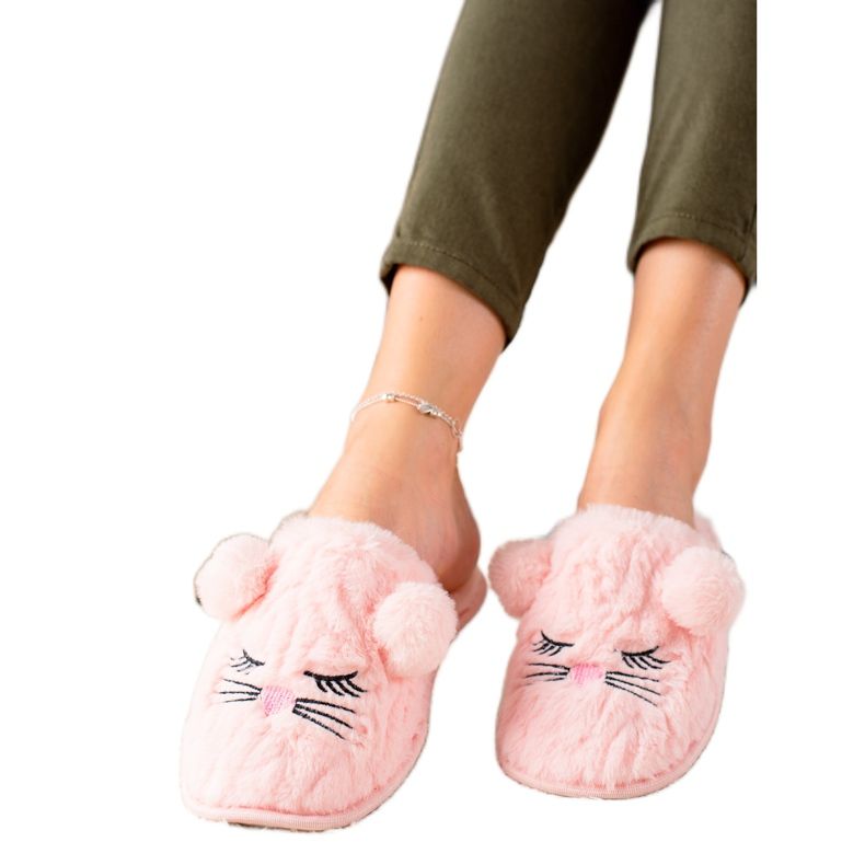 Evento Warme Hausschuhe rosa