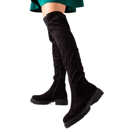 Laura Mode Klassische Stiefel schwarz