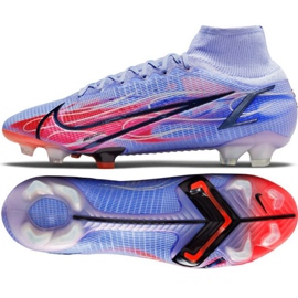 Nike Mercurial Superfly 8 Elite Km Fg M DB2859 506 Fußballschuhe mehrfarbig rosen und purpur