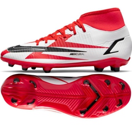 Nike Mercurial Superfly 8 Club CR7 Mg M DB2855-600 Fußballschuhe mehrfarbig orangen und rottöne