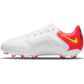 Nike Legend 9 Pro Fg Jr DA1335 176 Fußballschuhe weiß rot weiß
