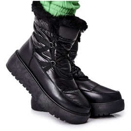 S.Barski Schwarze Gordian Damen Schwarze Warme Schneestiefel