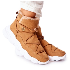 Warme Schneeschuhe Big Star Camel II274266 beige gelb