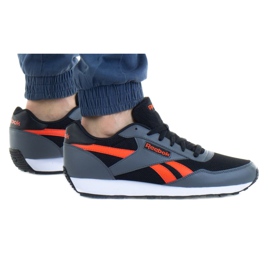 Reebok Rewind Run M GX6015 Schuhe schwarz marineblau blau orange grau