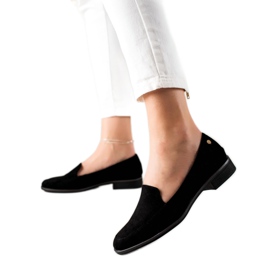 M.Daszyński Elegante Wildleder-Loafer schwarz