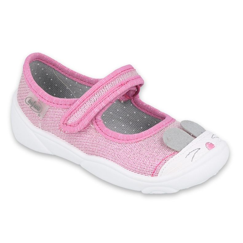 Befado Kinderschuhe 209P034 rosa silber-