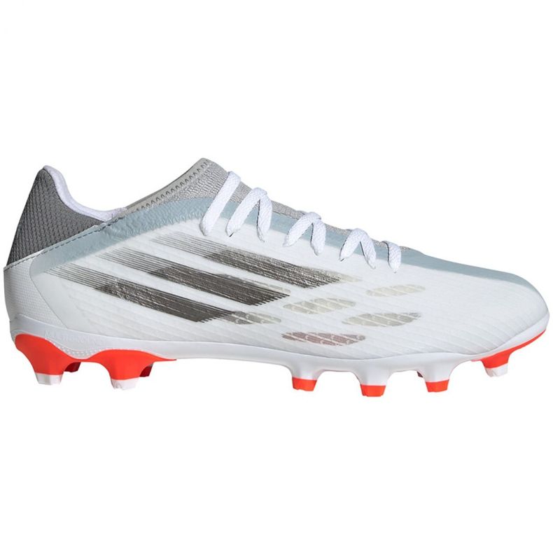 Adidas X Speedflow.3 Mg M FY3270 Fußballschuhe blau, weiß, grau / silber weiß