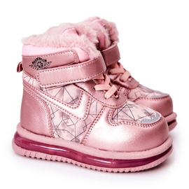 PJ2 Warme Schneestiefel für Kinder Pink Shirinell rosa