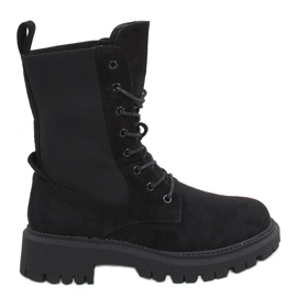 Militärstiefel mit Sockenoberteil Nevada Black schwarz