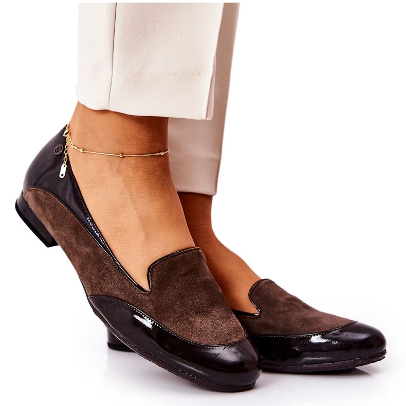 BM Leder Monnari Ballerinas 0920-017 Braun