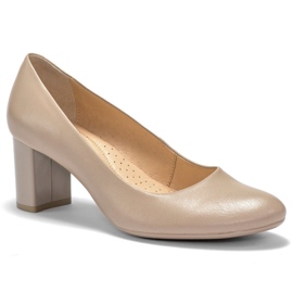 Marco Shoes Glatte und bequeme Marco Schuhe in Beige