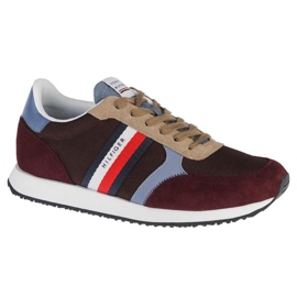 Tommy Hilfiger Runner Lo Color Mix Schuhe FM0FM03815-GR8 braun